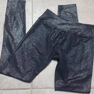 Beyond yoga black sparkle leggings
